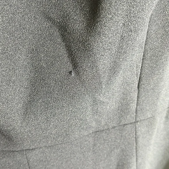 Gal meets glam Maria scalloped navy dress sz 16.  (86) - Picture 4 of 5